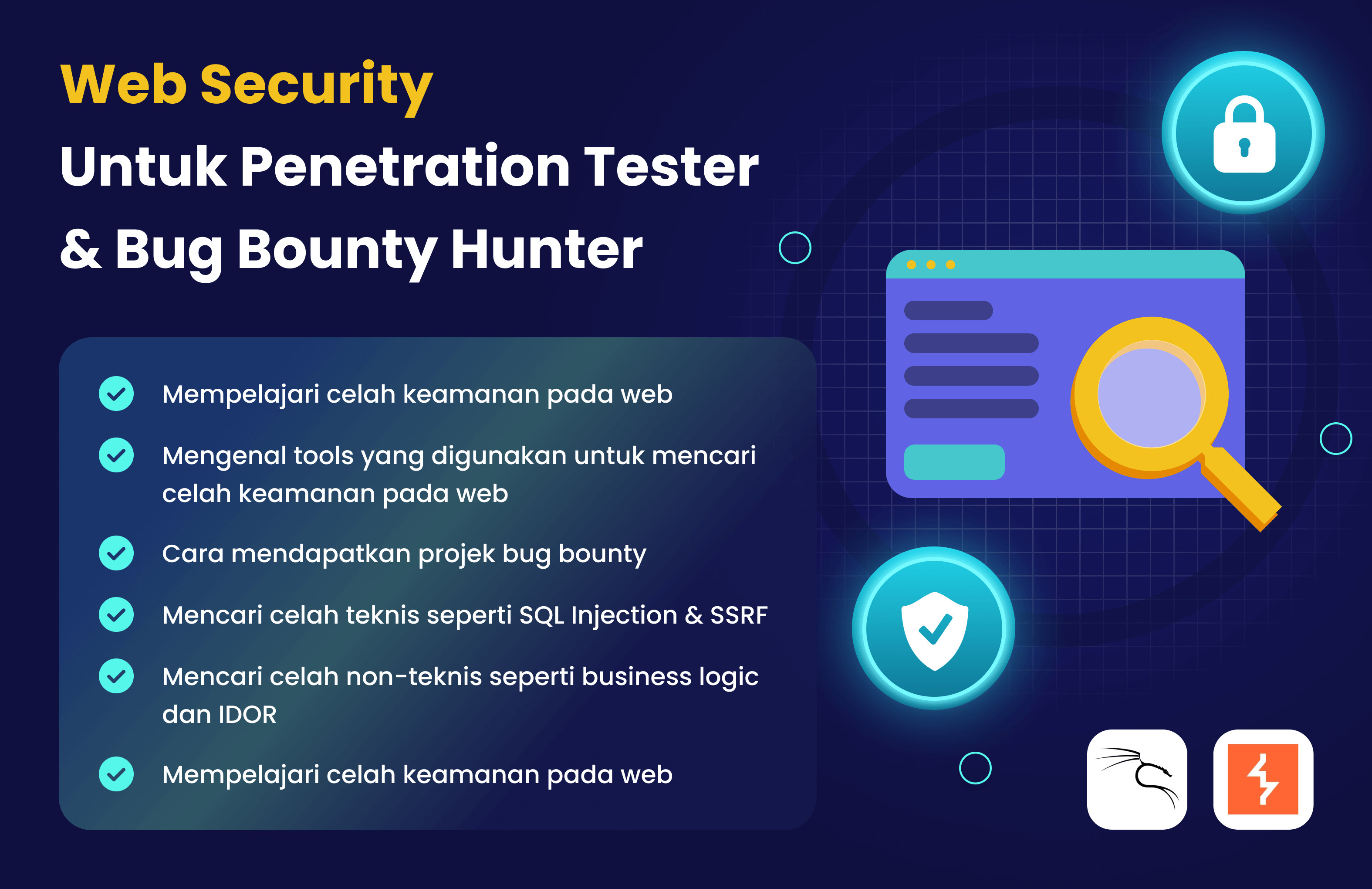 Web Security untuk Penetration Tester dan Bug Bounty Hunter di BuildWith Angga